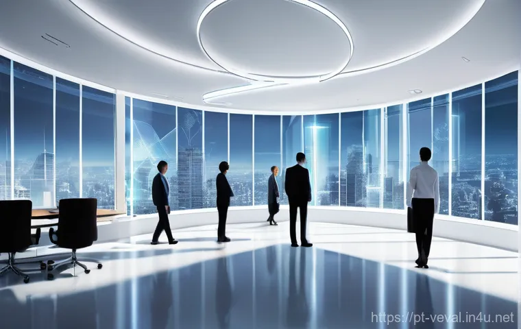 기업가치평가사 회계 처리 방법 - **Prompt 1: Unraveling Financial Insights**
    A highly detailed, realistic corporate photograph. A...