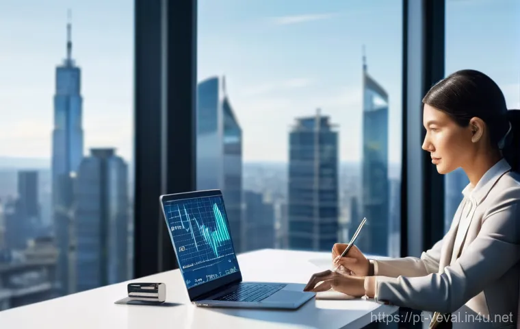 기업가치평가사 필수 업무 스킬 - **Prompt 1: The Digital Era Valuation Expert**
"A sophisticated female financial analyst, mid-30...
