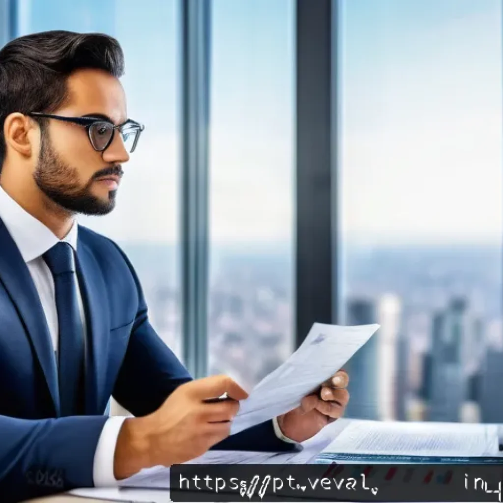 기업가치평가사 직무와 관련된 자격증 - A professional financial analyst in a modern office setting, intensely focused on multiple computer ...